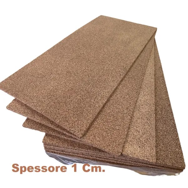 Pannello in Sughero biondo spessore 1 cm. compresso a 230 Kg.