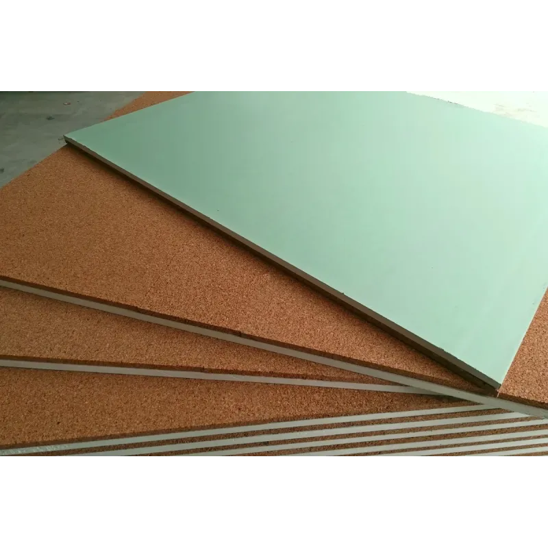 Pannello Cappotto Interno Termico Hydro 53 mm.- Sughero 40 mm. + Cartongesso 13 mm.