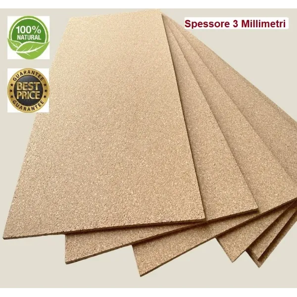 Pannelli in supercompresso grana fine 3 mm.