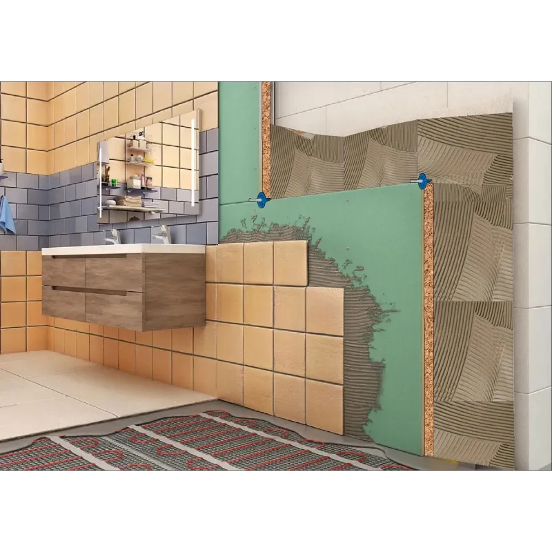 Pannello isolante Hydro 43 - Sughero HD 30 mm. + Cartongesso 13 mm.- Ambienti fortemente umidi