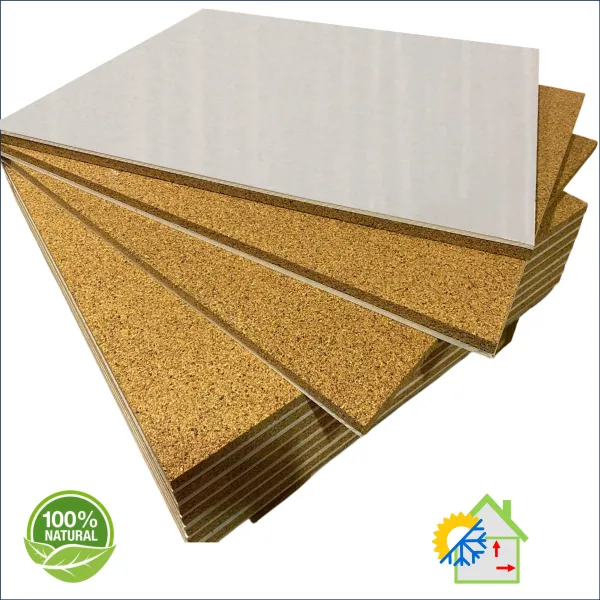 Cappotto Interno ad Alte Prestazioni HD sughero supercompresso 30 mm. + cartongesso 10 mm.