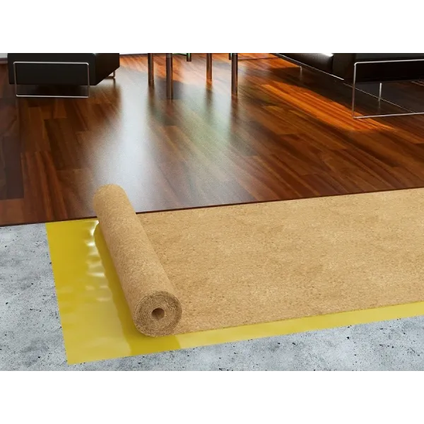 Rotolo di Sughero Supercompresso Sp. 3 mm. Tappetino Acustico Rivestimento Murale