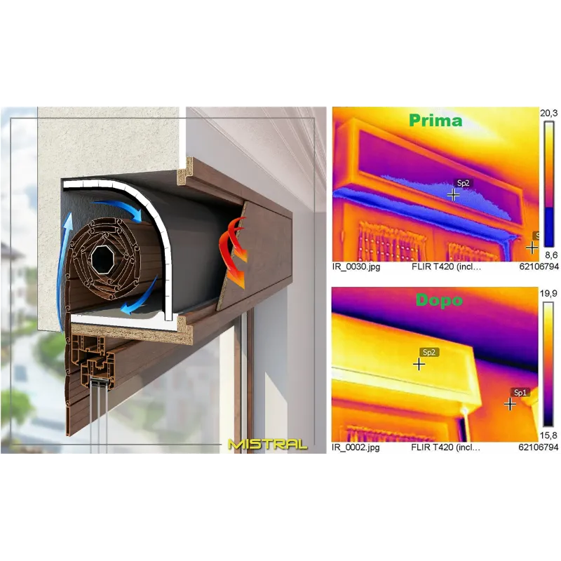 Isolamento  e restauro vecchio cassonetto serramenti e infissi finestre