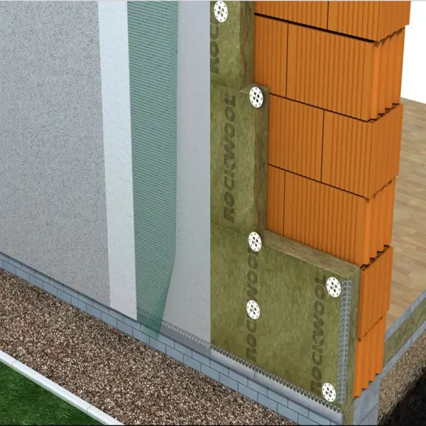 cappotto in lana di roccia per facciate esterne fabbricati