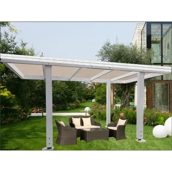 Pergola Gazebo Carport Auto e Moto da giardino In Legno Lamellare pesante