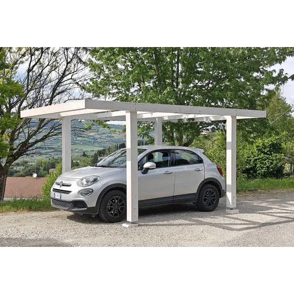 Pergola Gazebo Carport Auto e Moto da giardino In Legno Lamellare pesante