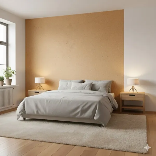 Sughero naturale in rotoli o lastre  spessore sottile pareti pavimento