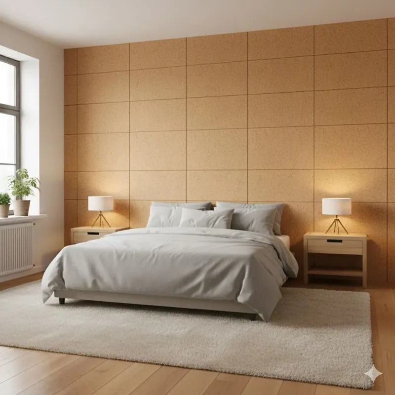 Sughero biondo naturale  in pannelli di alta qualità migliore isolante sottile a vista