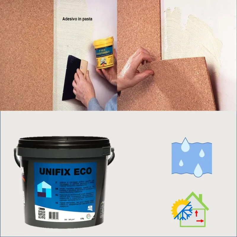 Sughero biondo naturale  in pannelli di alta qualità migliore isolante sottile a vista