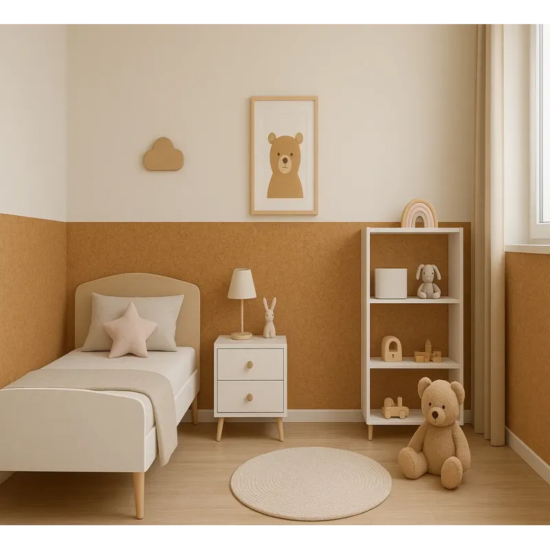 Sughero biondo naturale  in pannelli di alta qualità migliore isolante sottile a vista