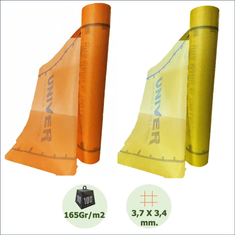 La rete in fibra di vetro FUTURAZeta è una soluzione professionale per l'isolamento termico a cappotto, con un peso di 165 gramm