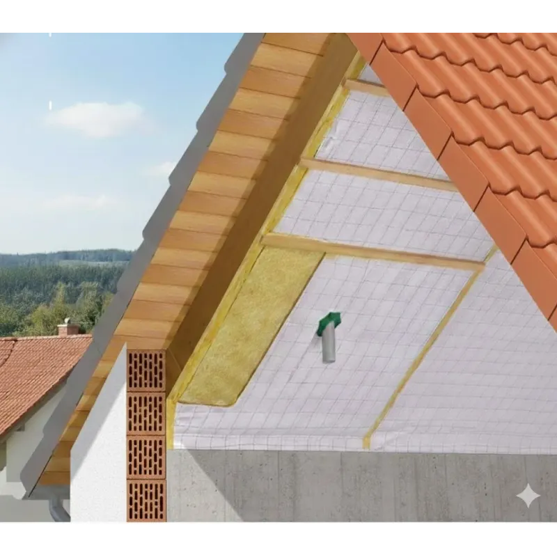 Telo Freno al Vapore, Membrana in TNT Regolatore Flusso Aria, Isolamento e Protezione Tetto e Pareti.