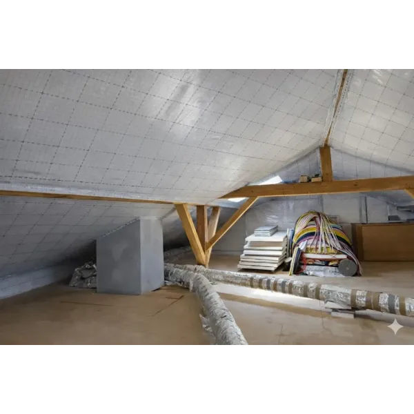 Telo Freno al Vapore, Membrana in TNT Regolatore Flusso Aria, Isolamento e Protezione Tetto e Pareti.