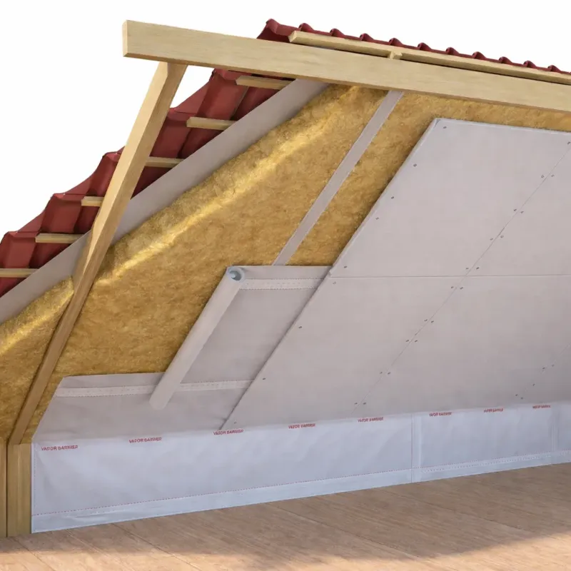 Telo Freno al Vapore, Membrana in TNT Regolatore Flusso Aria, Isolamento e Protezione Tetto e Pareti.