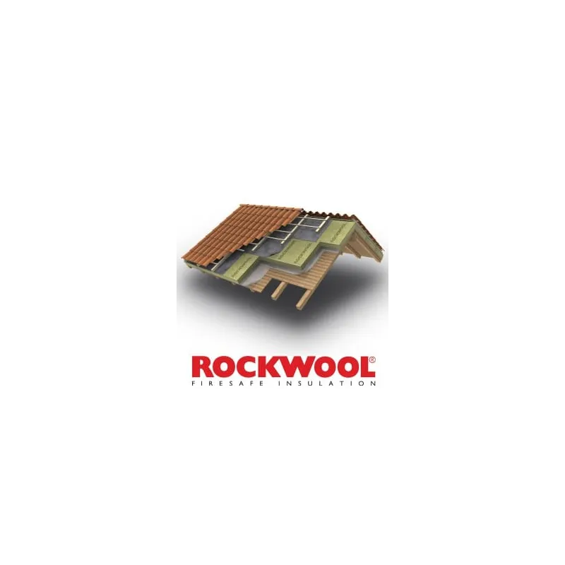 Lana di Roccia Rigido Pedonabile Migliore isolamento coperture spessore 50 mm. Confezione mq. 3,60