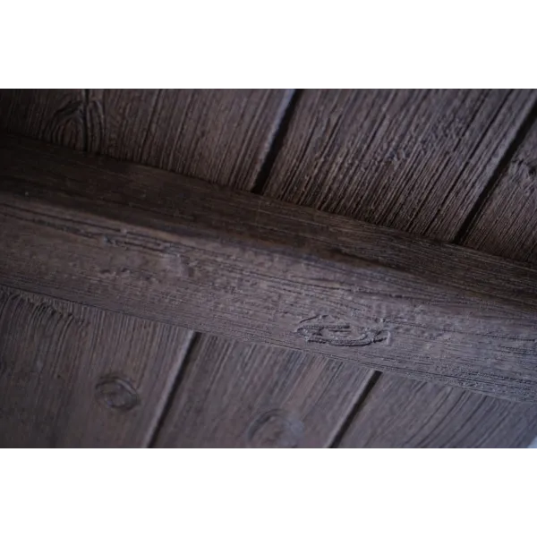 Soffitto/Controsoffitto Termico Estetico Arredamento – Legno Noce Antico