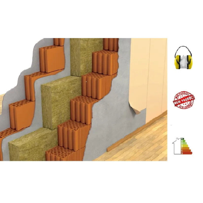 Lana di Roccia a Media Densità 50Kg./mc. Rockwool 220 spessore  50 mm. – Confezione mq. 8,64