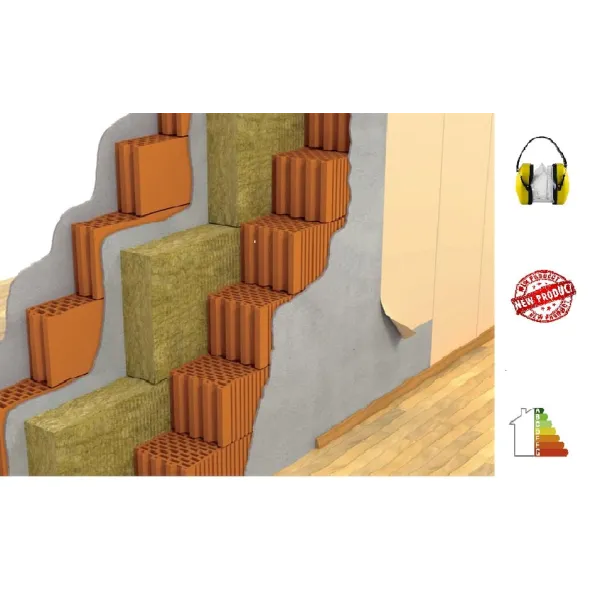 Lana di Roccia a Media Densità 50Kg./mc. Rockwool 220 spessore  50 mm. – Confezione mq. 8,64
