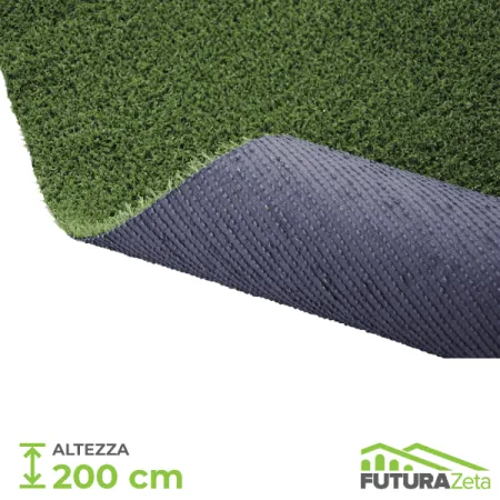 PRATO VERDE ERBA SINTETICA MOQUETTE ERBETTA TAPPETO H 200 PER ARREDO GIARDINO ESTERNO - a taglio