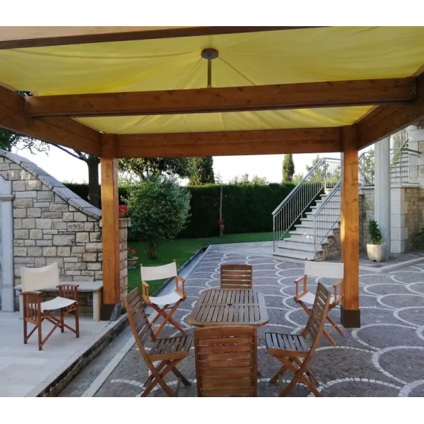 Gazebo in legno lamellare modello "Roma"