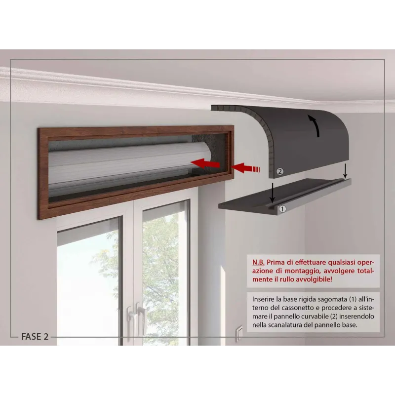 Mistral S- Kit Coibentazione Termica Cassonetto Avvolgibili Stop Spifferi