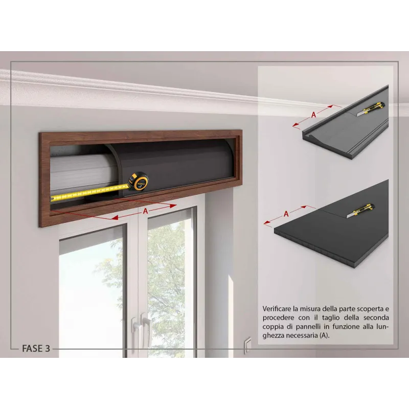 Mistral S- Kit Coibentazione Termica Cassonetto Avvolgibili Stop Spifferi