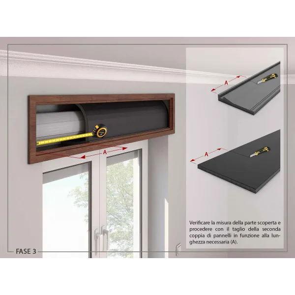 Mistral S- Kit Coibentazione Termica Cassonetto Avvolgibili Stop Spifferi