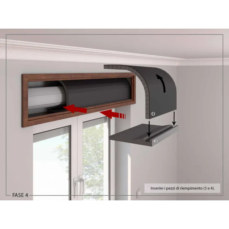 Mistral S- Kit Coibentazione Termica Cassonetto Avvolgibili Stop Spifferi