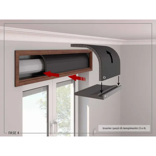 Mistral S- Kit Coibentazione Termica Cassonetto Avvolgibili Stop Spifferi