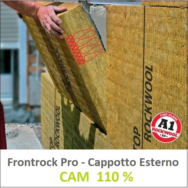 Cappotto Termico Esterno Frontrock Pro Ecobonus 100 mm. Corazzato