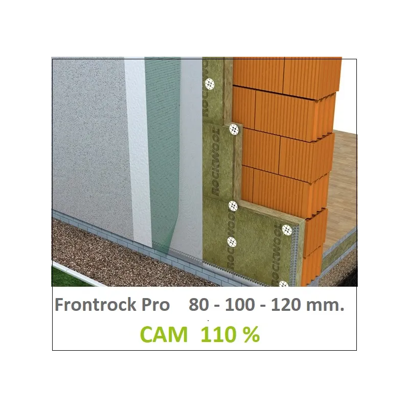 Cappotto Termico Esterno Frontrock Pro Ecobonus 100 mm. Corazzato Cappotto Termico Esterno Frontrock Pro Ecobonus 100 mm. Corazzato